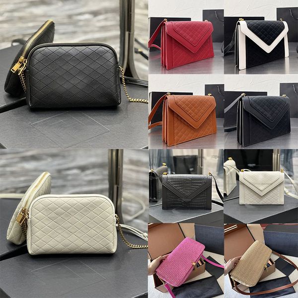 gaby çantası kapitone deri kate flep zincir omuz çantaları mini satchel çanta sıkıştırılmış kese lüks tasarımcı kadın plaj hasır kare çanta crossbody yeni çanta 23