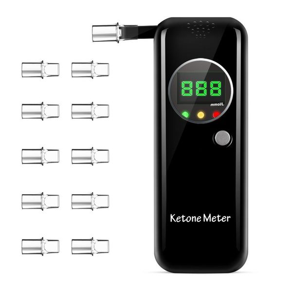 Dildos eekbrand Keton -Atemtestsmesser für Ketose -Tests für den Familienverbrauch mit 10 austauschbaren Mundprodukten