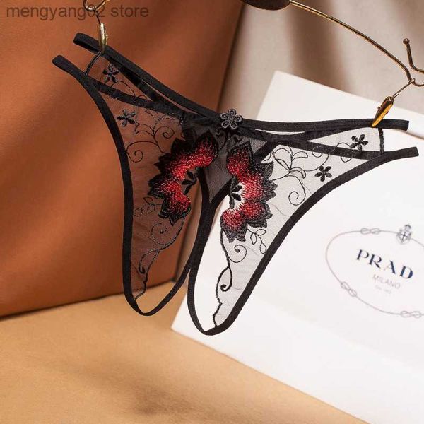 Cuecas Calcinha Mulher Calcinha Sexy Renda Lingerie Abertura Virilha Renda Erótica Sensual Tanga Cintura Baixa Feminino Calças Sem Crotchless T Para Sexo T23601