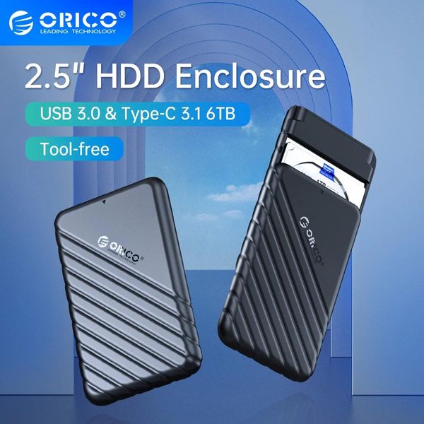 Gehege Orico HDD -Gehäuse 2.5 SATA zu USB 3.0 Adapter -Festplatte Hülle 5 6gbps