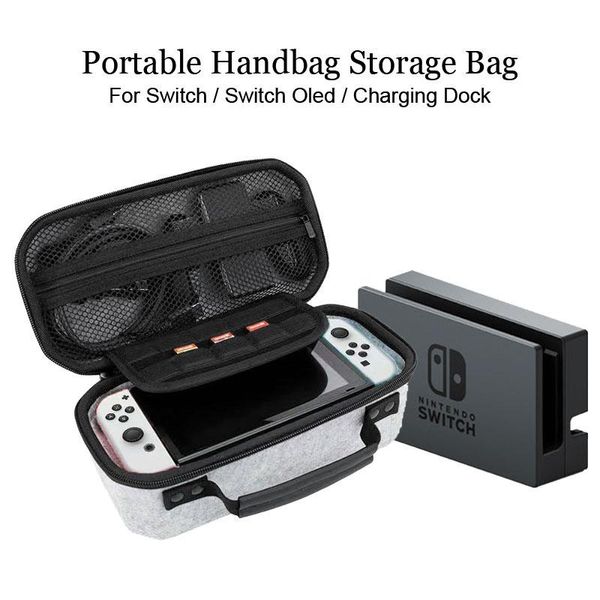 Bolsas viagens transportando bolsa de armazenamento para nintendo switch ns OLED CONGELHE CONSOL