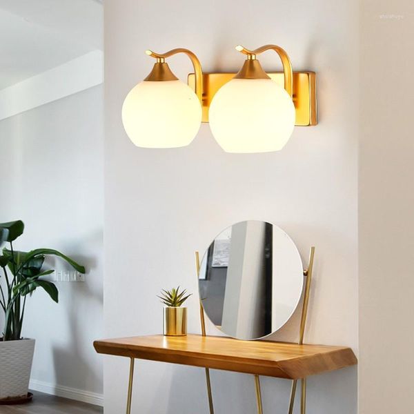 Wandleuchte Regron Ankunft Vintage Glasschirm Lampen E27 LED-Lampen montiert Indoor Frosted Sconce Home Lighting