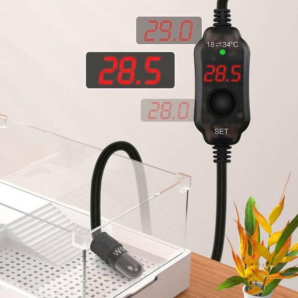 Prodotti Riscaldatore per acquario per pesci Asta riscaldante USB Serbatoio dell'acqua per acquario Regolazione elettronica della temperatura Riscaldatore termostato sommergibile