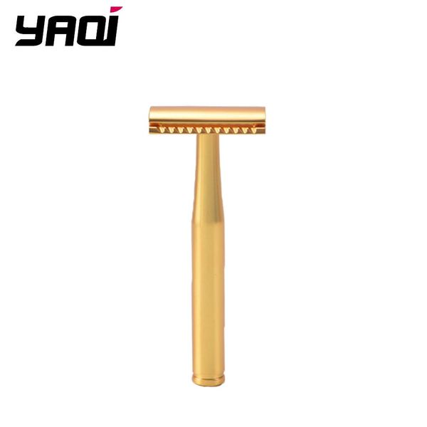 Blades Yaqi Midas 3pcs Matte Golden Color Double Edge Safety Razor с подарочной коробкой