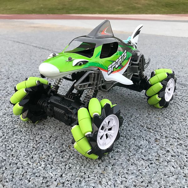 2.4G Radio Controlled Car Shark Off-road Hill Climber Telecomando Stunt Car Bambini Rc Car Toy Gift