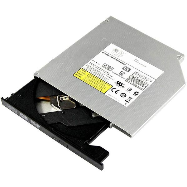 Azionamento 12,7 mm DVD ROM Drive Optical CD/DVDROM CDRW Burner Slim Regder Portable Reader per laptop con pannello