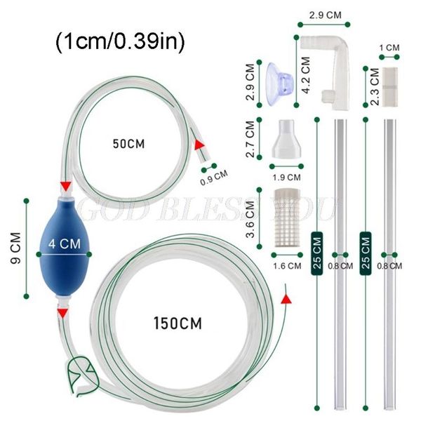 Werkzeuge Handbuch Fischtanks Wasserwechsler Mehrzweck Hand Siphonpumpe Öl Flüssige Aquarium Wasserübertragung Schlauchreinigung Werkzeuge Zubehör