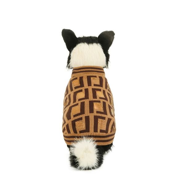 Abbigliamento per cani Lettere di moda all'ingrosso Dogs maglione Corgi Nuovo Cat Clothes Inverno Marchio Fashion Capodanno