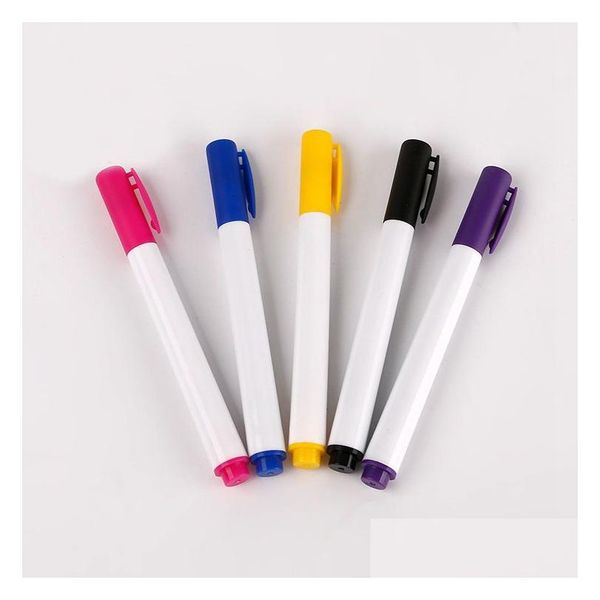 Marcadores de artigos de papelaria escolar Mticolor Pens apagável para quadros de quadro de quadro de quadro de quadro -redizer fornecedores de ensino de quadro -redizer