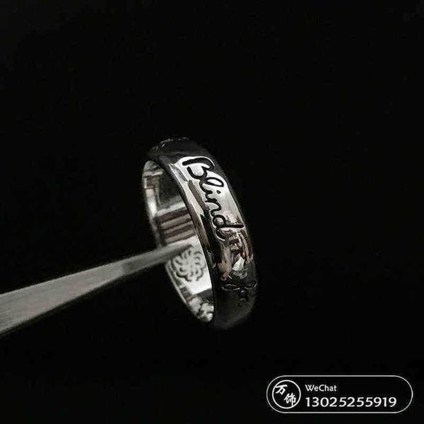 Designer-Schmuck, Armband, Halskette, Zubehör, furchtloser Ring, Trend, Blume, Vogel, blind für die Liebe, 5 mm, Paar-Ring, hohe Qualität