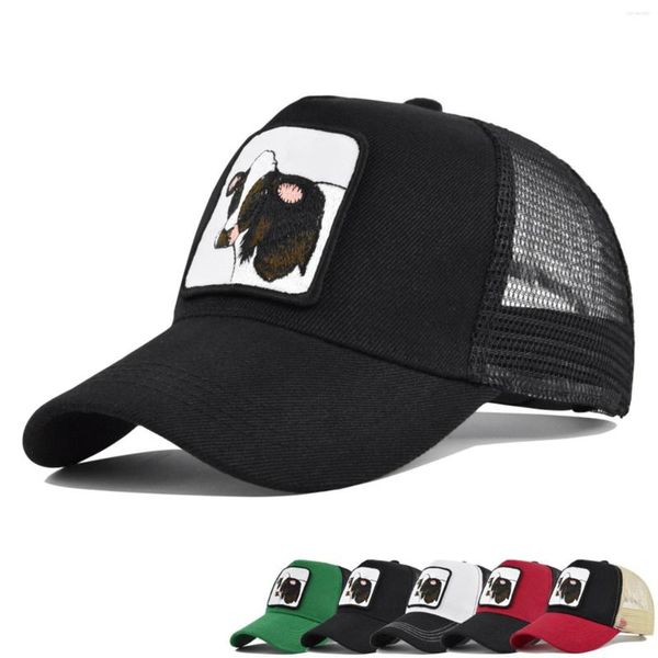 Ball Caps Männer Frauen Kuh Druck Gewaschen Distressed Twill Baumwolle Baseball Kappe Vintage Einstellbar Papa Hut Focus