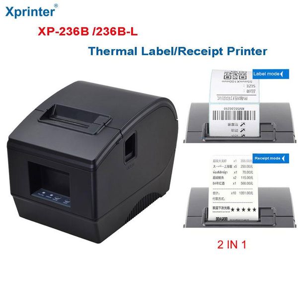 Принтеры Xprinter XP236B/236BL Тепловой штрих -код