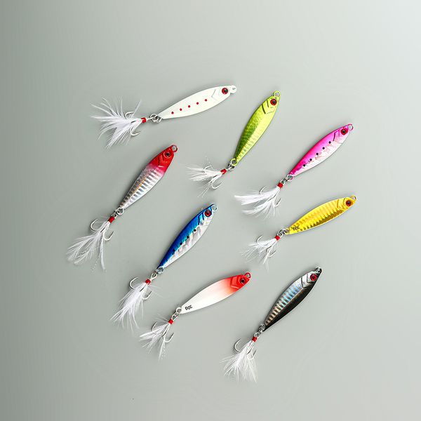 Köder lockt DRAGER Jiglöffel aus Metallguss 71015202430g Shore Casting Jigging Fisch Wolfsbarsch Angelköder Kunstköder Tackle 230530