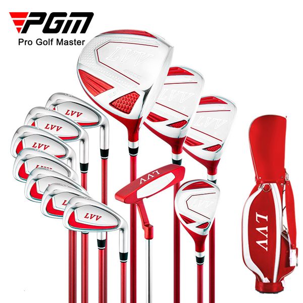 Club Heads PGM 4/9 / 12pcs Set di mazze da golf con sacca da golf Acciaio inossidabile al carbonio Ferro Legno Driver Allenamento per principianti LTG037 230530