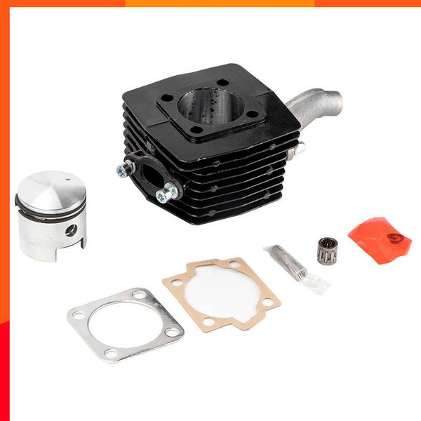 Novo conjunto de pinos de pistão de cilindro de motor de 80 cc 40 mm adequado para bicicleta motorizada carro preto