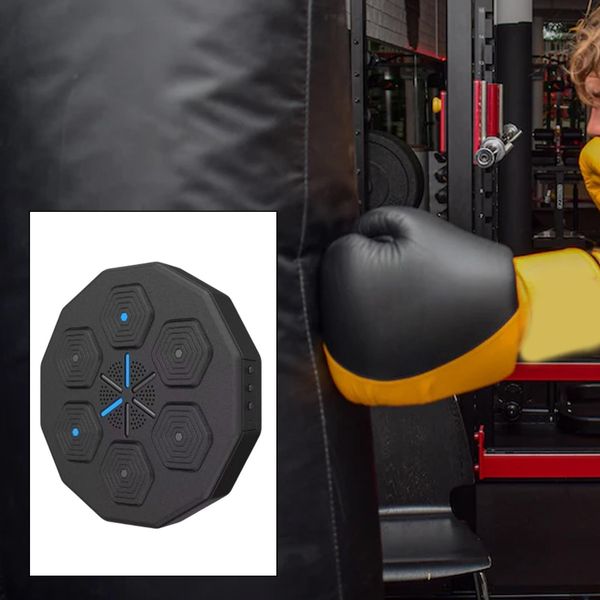 Bolas de punção Máquina de boxe de música inteligente Máquina eletrônica de bluetooth Pad Pad Sandbag Sanbag Parede de equipamentos de treinamento para fitness Exercício doméstico 230530