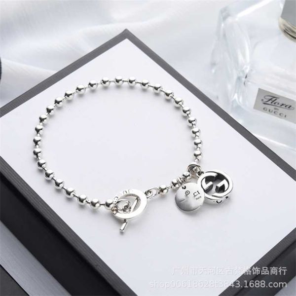 designer de joias pulseira colar anel etiqueta pendurada redonda Buda Bead Bracelet 925 homens mulheres amantes namoradas entrelaçadas de alta qualidade