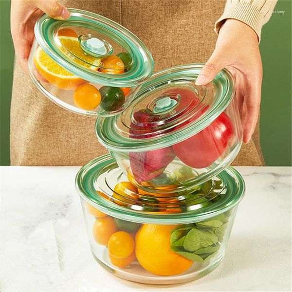 Учетный набор посуды стеклянную коробку для ланча можно овладеть в микроволновой печи Специальной миски суп с крышкой, подготовленным офисным работником