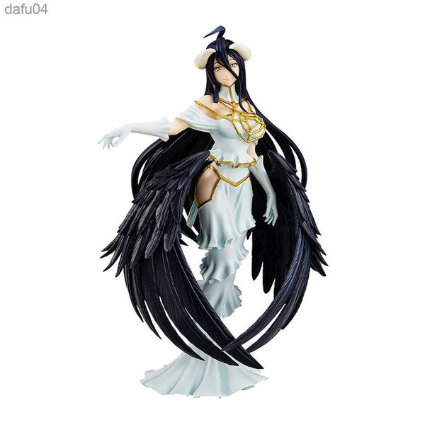 Manga Original Genuine Overlord 19cm Albedo Action Figure Collection Model Toys Gifts For Boy Droppshiping 2023 Wholesale L230522