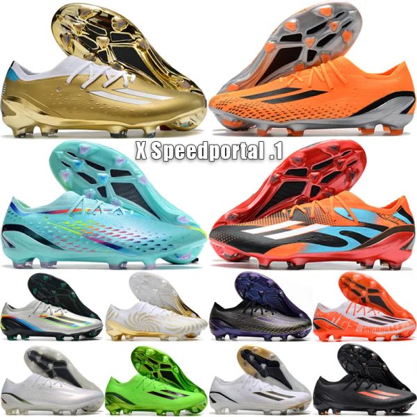 Chuteiras masculinas X Speedportal .1 FG Novo Designer M Leyenda Beyond Fast Game Data Shadowportal Boys Chuteiras de futebol ao ar livre Tamanho 39-45