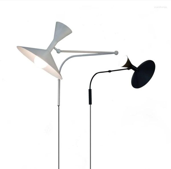 Wandlampen, dekorative Stehlampe, Glaskugel, Loft, moderner Arc-Kandelaber