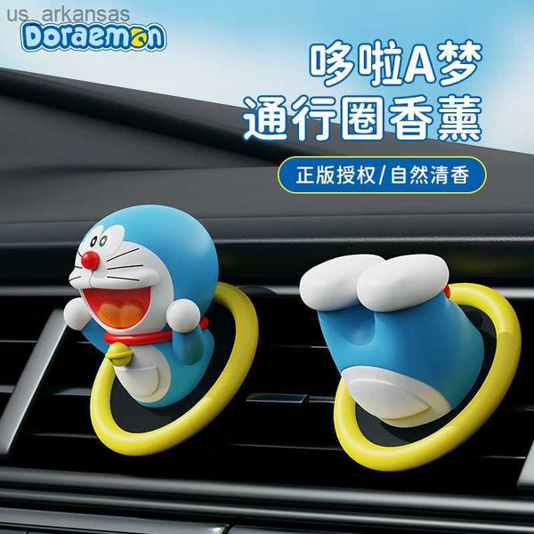 Doraemon Aromaterapi Pasaj Dairesi Araç Aromaterapi Araç Hava Havalandırma Parfüm Araba İç Dekorasyon Süslemeleri Kalıcı Koku L230523