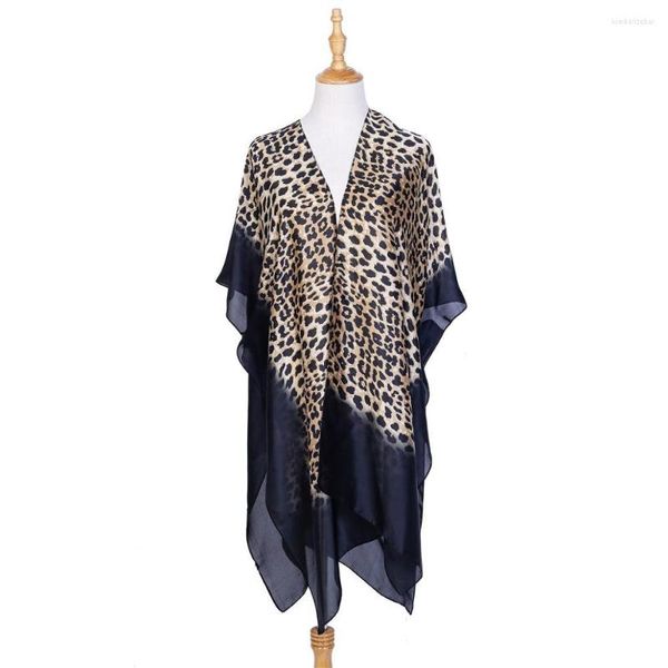 Lenços 2023 gradiente de estilo estilo leopardo moda selvagem biquíni biquíni top ladra