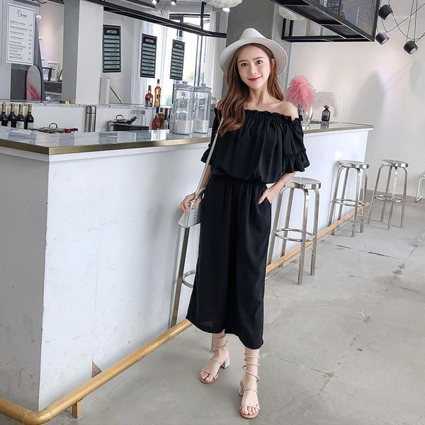 Frauen Overalls Koreanischen Stil 2023 Plus Größe Frauen Hohe Taille Sexy Liebsten Frau Body Strampler Frauen Overall Combinaison Femme