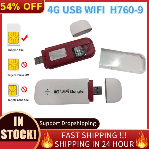 Router 4G LTE USB WiFi Dongle WiFi Network Card Ethernet Router 150 Mbit / s entsperrte drahtlose Netzwerkadapter für Laptop UMPCS Mid -Geräte