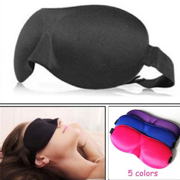 Care 1pcs 3D Maschera del sonno Maschera per occhio addormentato Naturale Occiglio Cover Occiglia Patch Eye Patche