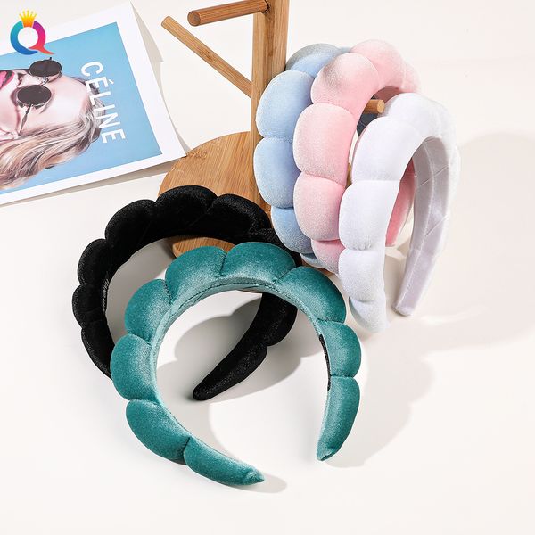 Fashion Spa Sponge Headband per donne Girls Grouda per capelli gonfio Bubble Retro Terry Canda per la testa Accessori per capelli Accessori per capelli 2092