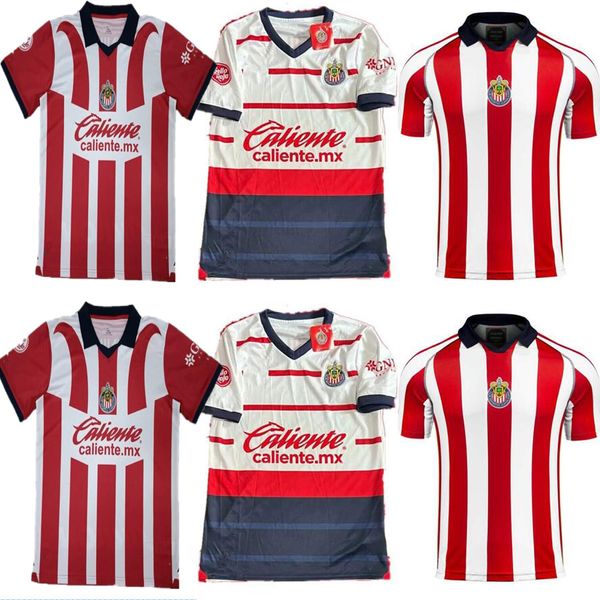 S-4xl 2023 Chivas de Guadalajara Jerseys 23 24 A.Zaldivar Calderon J.Macias Brizuela A.Vega F. Beltran Home Away Alvarado Hombre Esports Circta de futebol