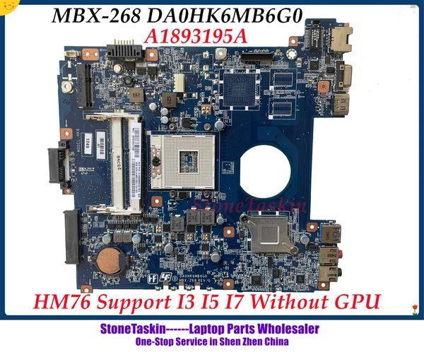 Scheda madre Stonetaskin originale DA0HK6MB6G0 MBX268 per Sony Vaio SVE14 Laptop Mother Board A1876091A A1893195A Mainboard HM76 DDR3 testata