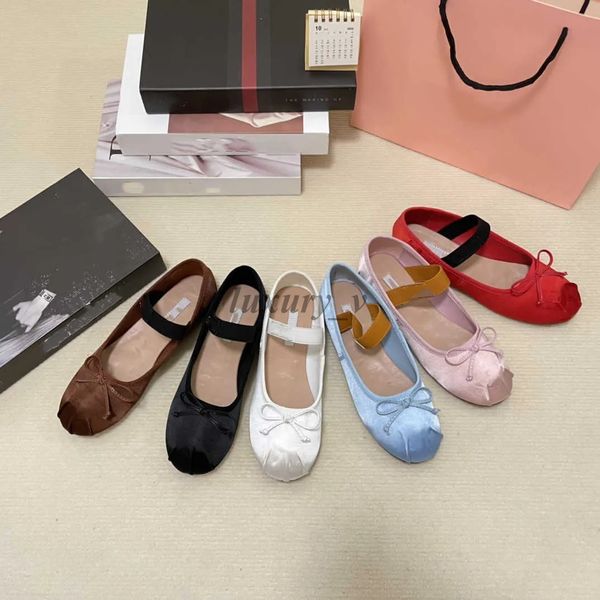 Дизайнерские туфли обувь женская балета обувь шелковые кожаные балетные танцевальные балеты.