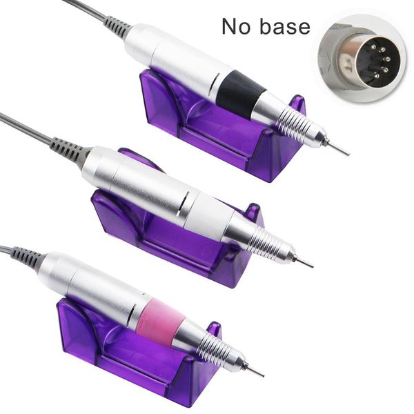 Kits Pro 35000rpm Broca de Prego Hine Cabo de Aço Inoxidável Branco Rosa Preto 3 Cores Escolha Acessório Ferramenta para Arte em Unhas