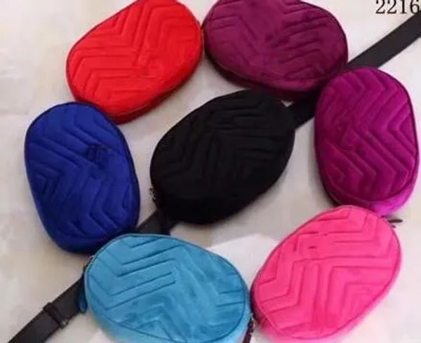 2023 Yeni Moda Tasarımcısı Velvet Bel Çantaları Kadın Fanny Paket Çantalar Serseri Çanta Kemer Çantası Kadın Para Telefon Handy Bel Cant Sold Seyahat Çantası Yüksek Kalite