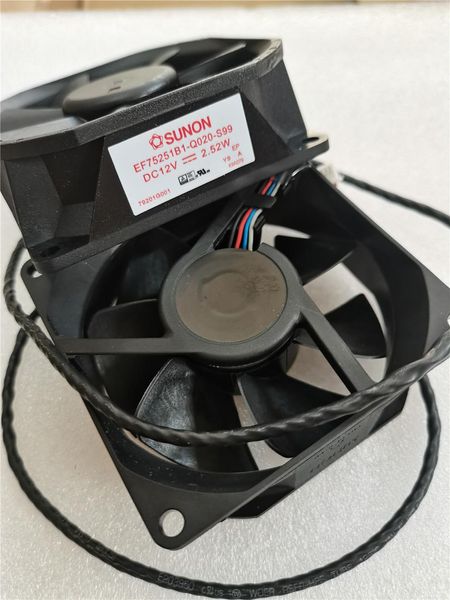 Kühlventilator für Sunon MF75251VX1Q010S99 7D901G001 3.26W EF75251B1Q020S99 12V 2.52W 7525 75x75x2mmmmmm Projector Case Axial Cooling Lüfterlüfter