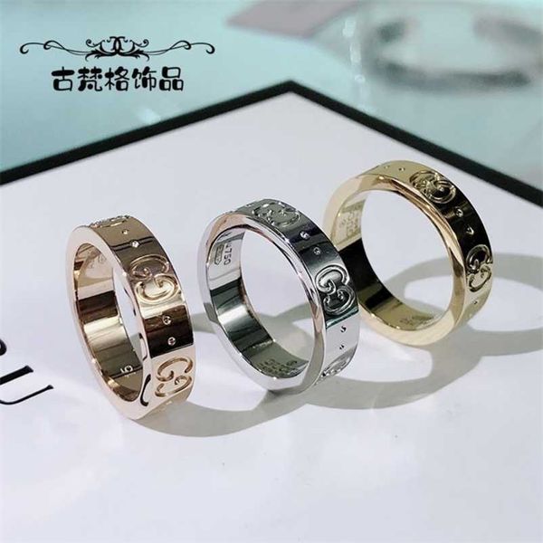 Designer-Schmuck, Armband, Halskette, männlich, weiblich, Liebhaber, gleiche Schönheit, einfache Flut, Roségold, Paar-Ring, hohe Qualität