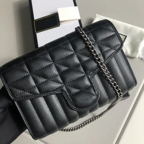 Neue Damen Kette Umhängetasche Schlange Haut Schulter Handtaschen Mädchen Luxus Handtasche Heißer Verkauf Geldbörsen für Frau