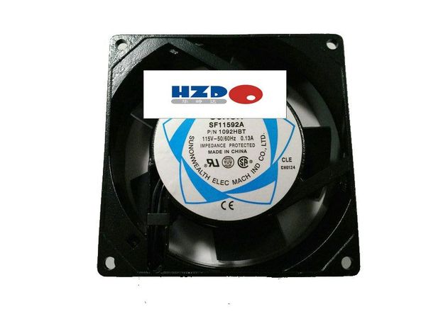 Pads Новый оригинальный HZDO SF11592A 1092HBT 115V 90*90*25 мм 9см вентилятор с двойным шариком