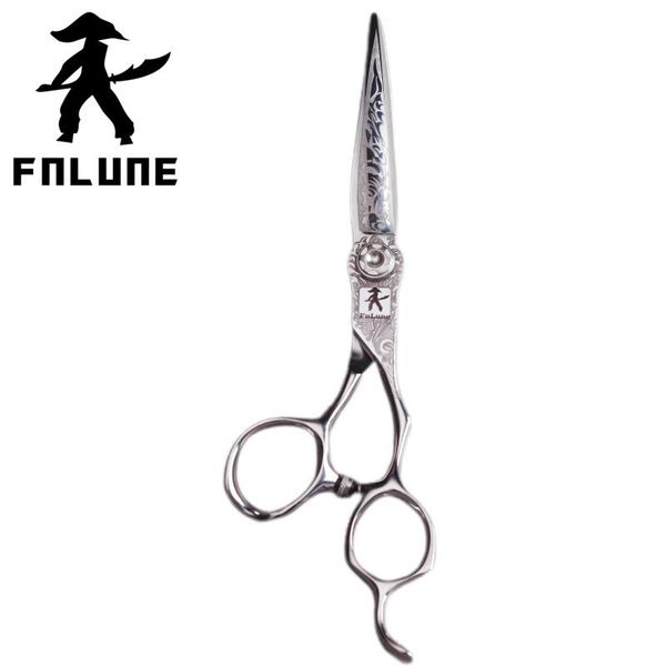 Ferramentas FnLune 6.0 6.8 polegadas Padrão de Aço de Tungstênio Top Tesoura de Salão de Cabelo Profissional Corte Acessórios de Barbeiro Tesoura de Corte de Cabelo