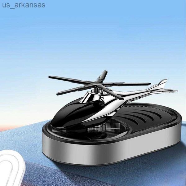 CARRO AR AR Air Helicóptero Solar Modelagem de Carro de Aromaterapia de Carro de Decoração Rotativa Difusor de Perfumador Auto Óleo Essencial Óleo L230523