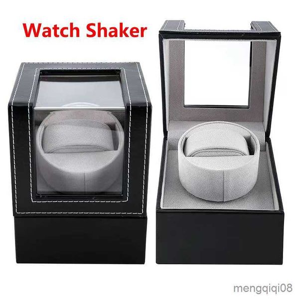Uhrenboxen Hüllen Neue automatische mechanische Armbanduhr Wickelbox Shaker Halter Display Schmuck Aufbewahrung Rotary Placer