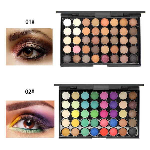 Keine Marke!40Color Lidschatten-Palette Diamond Shimmer Primer Luminous Eye Shadow Cream akzeptieren Sie Ihr Logo