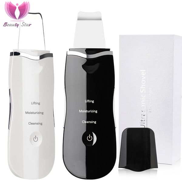 Ferramentas de limpeza Acessórios Beauty Star Ultrasonic Face Skin Scrubber Cleaner Peeling Blackhead Removal Pore 230609