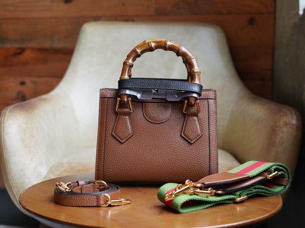 Новая женская роскошная модная сумка для покупок, сумка из натуральной кожи, большая бамбуковая сумка, деловая компьютерная сумка, дизайнерское имя, брендовая сумка на молнии, кошелек