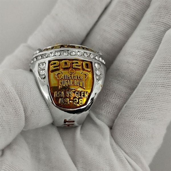 Anello dei campioni della Ohio State University 2020 Big ten all state Sugar Bowl football Campionato Head DOACH anelli2826