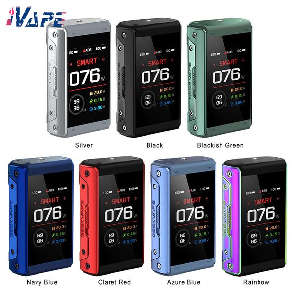 Geekvape T200 MOD Aegis Touch Box Mod 200 Вт TFT сенсорный экран Vape электронная сигарета испаритель подходит для бака Z Sub ohm