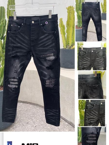 Tasarımcının yeni erkek kot pantolon çok renkli İtalyan marka erkek pantolon sokak aşınma kotları sıkı uyum düz bacak bisiklet kot pantolon d2 en iyi kalite