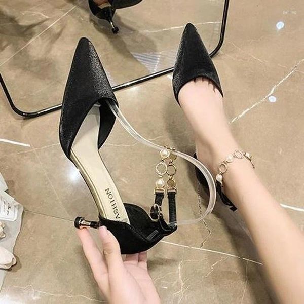 Kleid Schuhe Frauen Kleine Frische High Heels Pumps Spitz Stiletto Ferse Einzelne Elegante frauen Temperament